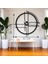 50 cm Siyah Ahşap Duvar Saati – Sessiz Quartz Mekanizma 3