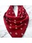 Bordo Renk Denizci Desenli %100 Koton Bandana 2