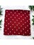 Bordo Renk Denizci Desenli %100 Koton Bandana 3