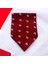 Bordo Renk Denizci Desenli %100 Koton Bandana 4