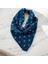 Mavi Renk Denizci Desenli %100 Koton Bandana 1