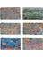 6 Adet 24 Parça 12,5 x 21 cm Eğitici ve Öğretici Ahşap Çocuk Puzzle & Yapboz Oyuncak Çerçevesiz 1