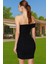 Şık Kısa Örme Abiye Elbise Tek Kol Carmen Yaka Bodycon Kaliteli Işçilik Mükemmel Uyum Premium Kalite 4
