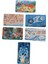 6 Adet 24 Parça 12,5 x 21 cm Eğitici ve Öğretici Ahşap Çocuk Puzzle & Yapboz Oyuncak Çerçevesiz 1
