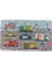 6 Adet 24 Parça 12,5 x 21 cm Eğitici ve Öğretici Ahşap Çocuk Puzzle & Yapboz Oyuncak Çerçevesiz 2