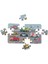 6 Adet 24 Parça 12,5 x 21 cm Eğitici ve Öğretici Ahşap Çocuk Puzzle & Yapboz Oyuncak Çerçevesiz 8
