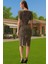 Parıltılı Örme Abiye Elbise Bodycon Kalıp Polyester Karışımlı Yazlık Uzun Ömürlü Seçkin Malzeme 3
