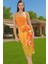 Şık Bodycon Midi Örme Abiye Elbise Polyester Yazlık Balo Elbisesi Özenle Seçilmiş 2