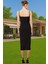 Şık Midi Boy Bodycon Elastan Örme Elbise Günlük ve Özel Günler Için Rahat ve Şık Şık Görünüm 3