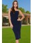 Şık Midi Boy Bodycon Elastan Örme Elbise Günlük ve Özel Günler Için Rahat ve Şık Şık Görünüm 1