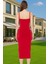 Şık Midi Boy Bodycon Elastan Örme Elbise Günlük ve Özel Günler Için Rahat ve Şık Şık Görünüm 3