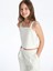Yeni Sezon Kare Yaka Cicekli Kiz Cocuk Crop Bluz - S5P483Z4 1