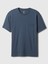 Erkek Koyu Mavi Original Cepli T-Shirt 2