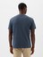 Erkek Koyu Mavi Original Cepli T-Shirt 3