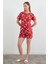 Ayıcık Desenli Bisiklet Yaka Şortlu Pijama Takımı 4