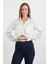 Önü Düğümlü Cepli Crop Gömlek 1