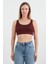 Basic Fitilli Modal Crop Büstiyer 6