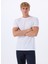 Bisiklet Yaka Beyaz Erkek T-Shirt Tegood 3
