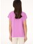 Bisiklet Yaka Fuşya Kadın T-Shirt Seden 5