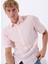Regular Fit Gömlek Yaka Açık Pembe Erkek Gömlek Rash 4