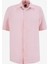 Regular Fit Gömlek Yaka Açık Pembe Erkek Gömlek Rash 7