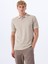 Bej Erkek Polo Yaka Regular Fit Polo T-Shirt Prime 3