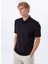 Siyah Erkek Polo T-Shirt Pe_ınterlock 3