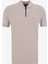 Bej Erkek Polo T-Shirt Passerzip 6