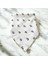 Beyaz Renk Denizci Desenli %100 Koton Bandana 4