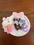 Kawaii Sanrio Kuromi 1 Kart 7'li Kız Çocuk Toka Seti 1
