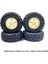 4 Adet Pirinç 1.0 Beadlock Jant Tekerlek Göbeği Karşı Ağırlık Eksenel SCX24 1/24 Rc Paletli Araba Yükseltme Parçaları, Sarı (Yurt Dışından) 3