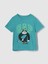 Erkek Bebek Koyu Yeşil Grafik Baskılı T-Shirt 1