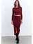 Kadın Bordo Basic Kaşkorse Alt- Üst Takım XL2042 3