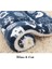 Kedi Stili Ile Mavi 32X25CM Köpek Yatağı Matı Evcil Hayvan Battaniye Matı Kedi ve Köpekler Için Kalın Evcil Hayvan Polar Yatak Matı Yavru Köpek Kanepe Yastık Yatak Örtüsü (Yurt Dışından) 1