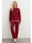Kadın Bordo Alt Üst Pantolon Takım MTF28 3