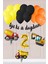 2 Yaş Inşaat Konsept Doğum Günü Balon Seti Inşaat Araçları Tema Balon Zinciri 2