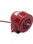 24V Motorlu Metal Siren Mini (Kırmızı) (110-130 Db) (75 Mm) 1