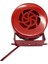 24V Motorlu Metal Siren Mini (Kırmızı) (110-130 Db) (75 Mm) 3
