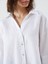 Yeni Sezon Oversize 0 Keten Kadin Gomlek - S5QJ57Z8 3