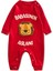 %100 Pamuklu Babasının Aslanı Yazılı Bebek Tulumu 3