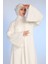 Prenses Beyaz Abaya 3