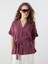 Yeni Sezon Gomlek Yaka Oversize Kusakli Bluz - S5PL34Z8 1