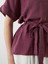 Yeni Sezon Gomlek Yaka Oversize Kusakli Bluz - S5PL34Z8 3