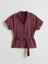 Yeni Sezon Gomlek Yaka Oversize Kusakli Bluz - S5PL34Z8 5