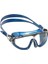 Skylight Silikon Yetişkin Yüzücü Maskesi Blue Metal 1