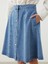 Yeni Sezon Standart Fit Kadin Jean Etek - S5QU87Z8 3