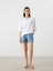 Yeni Sezon Beli Kemerli Kadin Jean Sort - S5JF50Z8 1