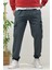 Erkek Kargo Cepli Modelli Paraşüt Jogger Pantolon 5
