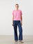 Yeni Sezon Beli Lastikli Cizgili Wideleg Kadin Jean Pantolon - S5GN68Z8 1