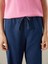 Yeni Sezon Beli Lastikli Cizgili Wideleg Kadin Jean Pantolon - S5GN68Z8 3
